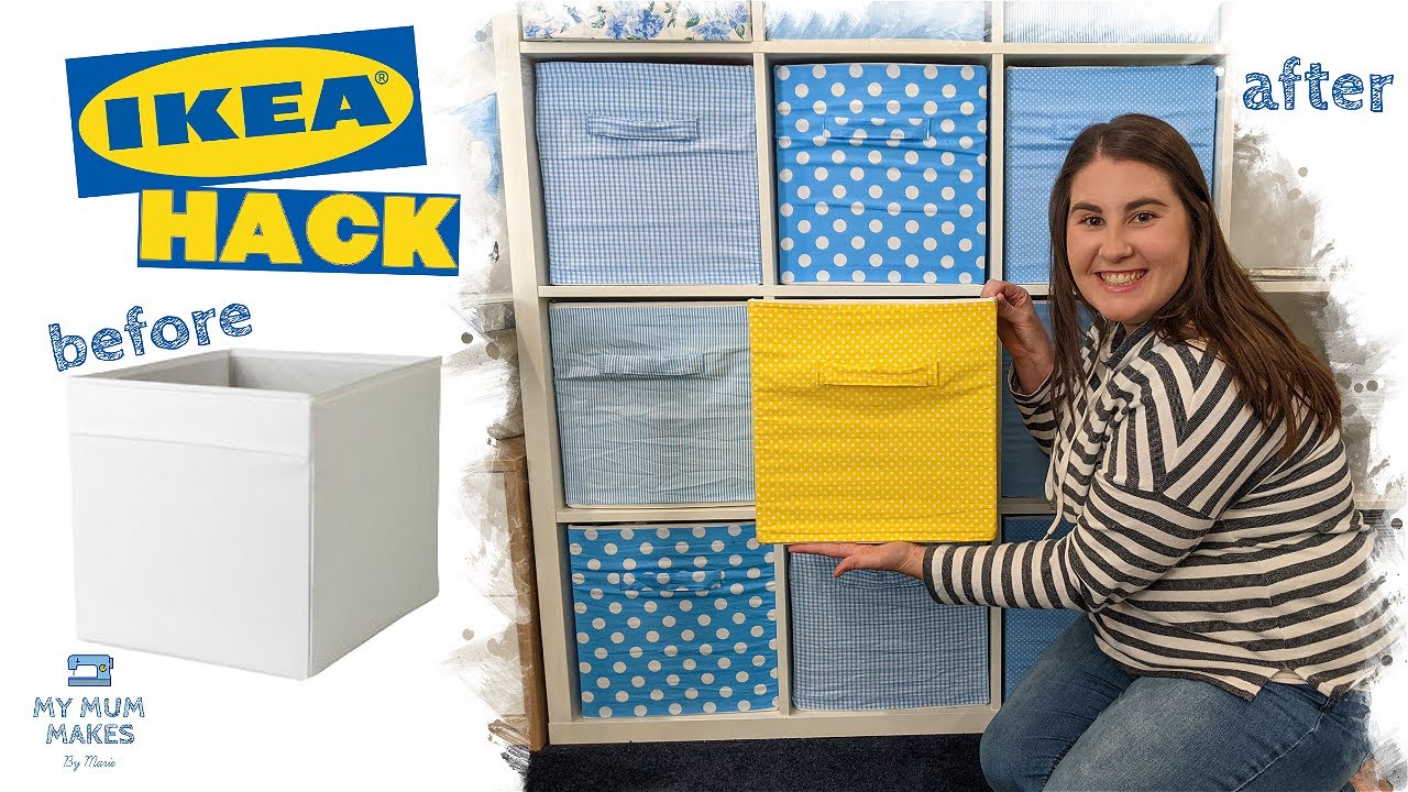Ящик для хранения IKEA HACKS своими руками | Тканевые чехлы для ящика-дрона на заказ для блока Ka...
