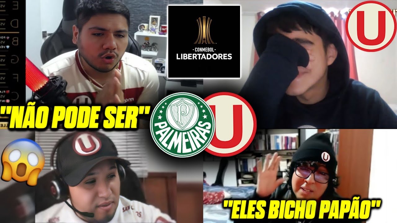 REA&Ccedil;&Otilde;ES DOS TORCEDORES DE UNIVERSIT&Aacute;RIO AO PEGAR PALMEIRAS NO SORTEIO DA LIBERTADORES!