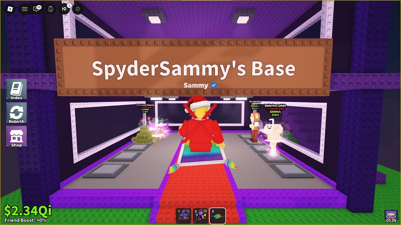 (Sammy) P39 LIVE Steal a Brainrot x15 Luck 