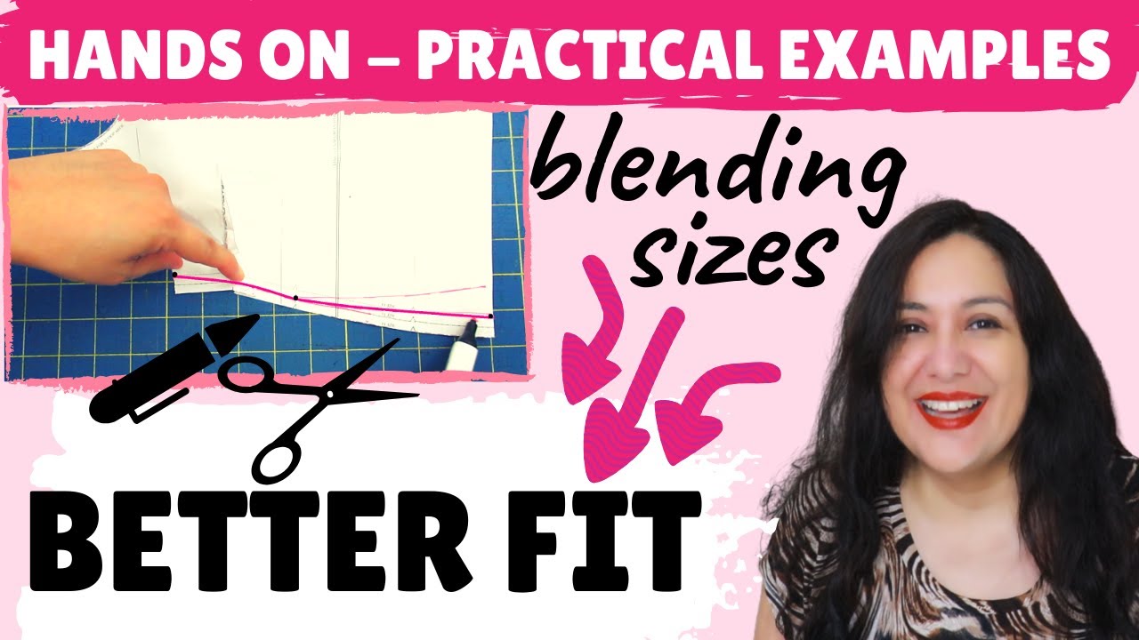How to BLEND / MERGE MULTI-SIZES for a CUSTOM FIT. 2 Poorly fitting top examples using ONE size.