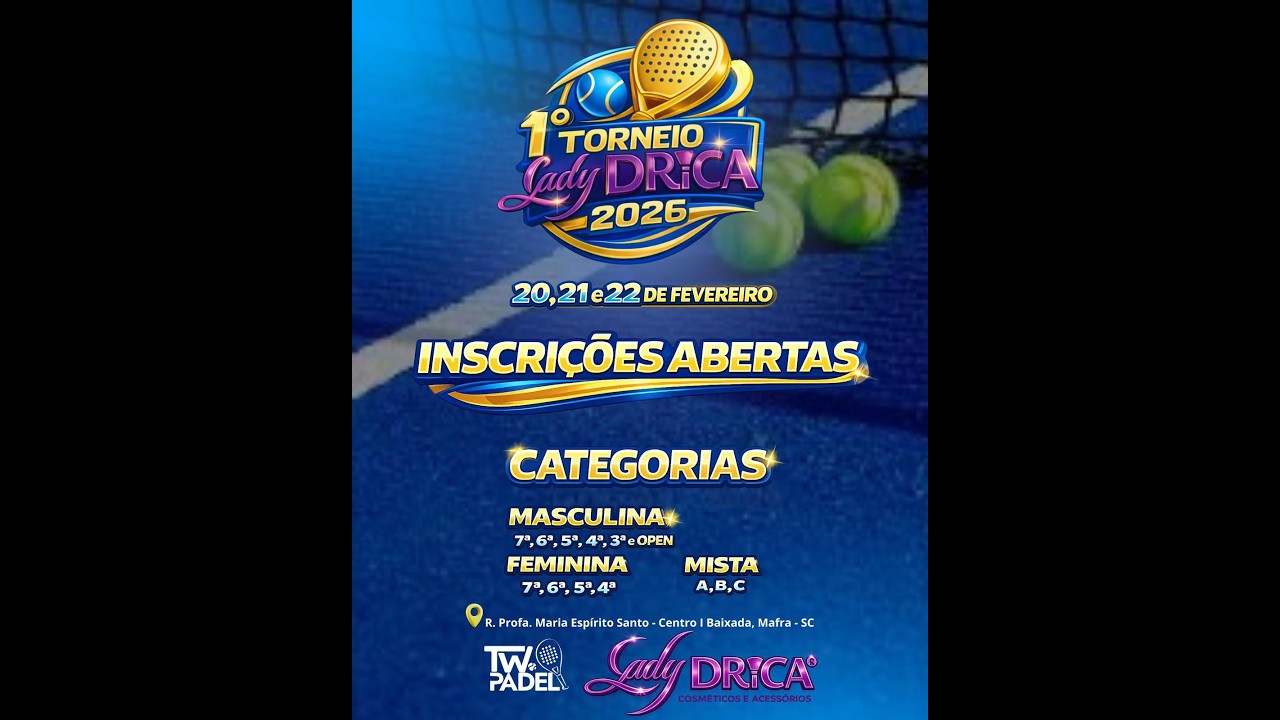 TORNEIO TW PADEL - QUADRA SUSIN