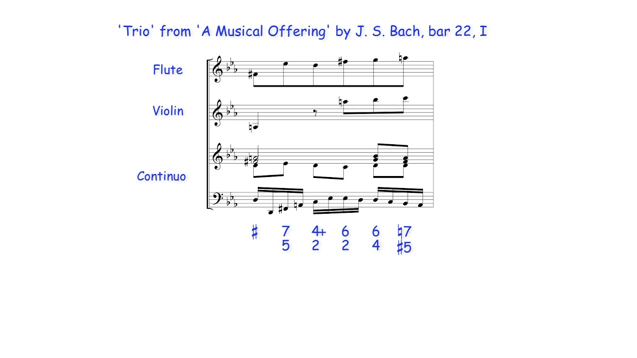 Basso Continuo and Figured Bass
