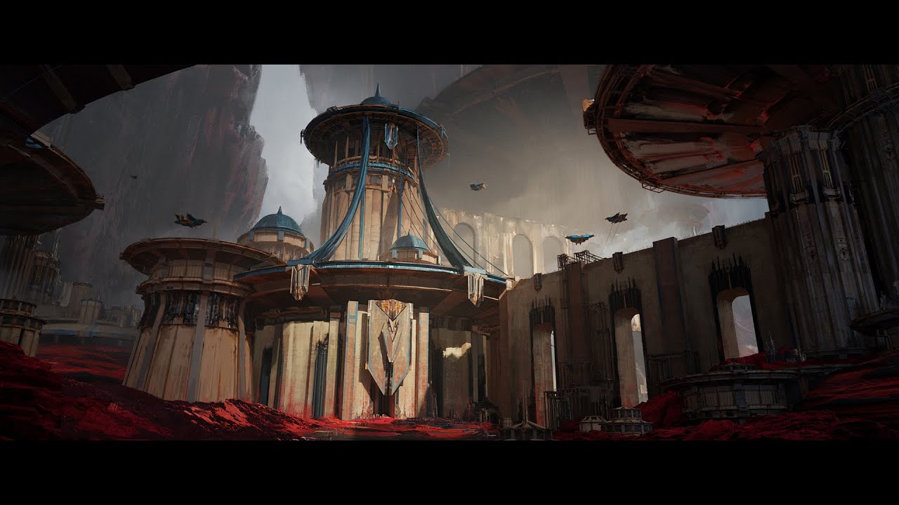 Environment Concept Art - Citadel - Blender Timelapse