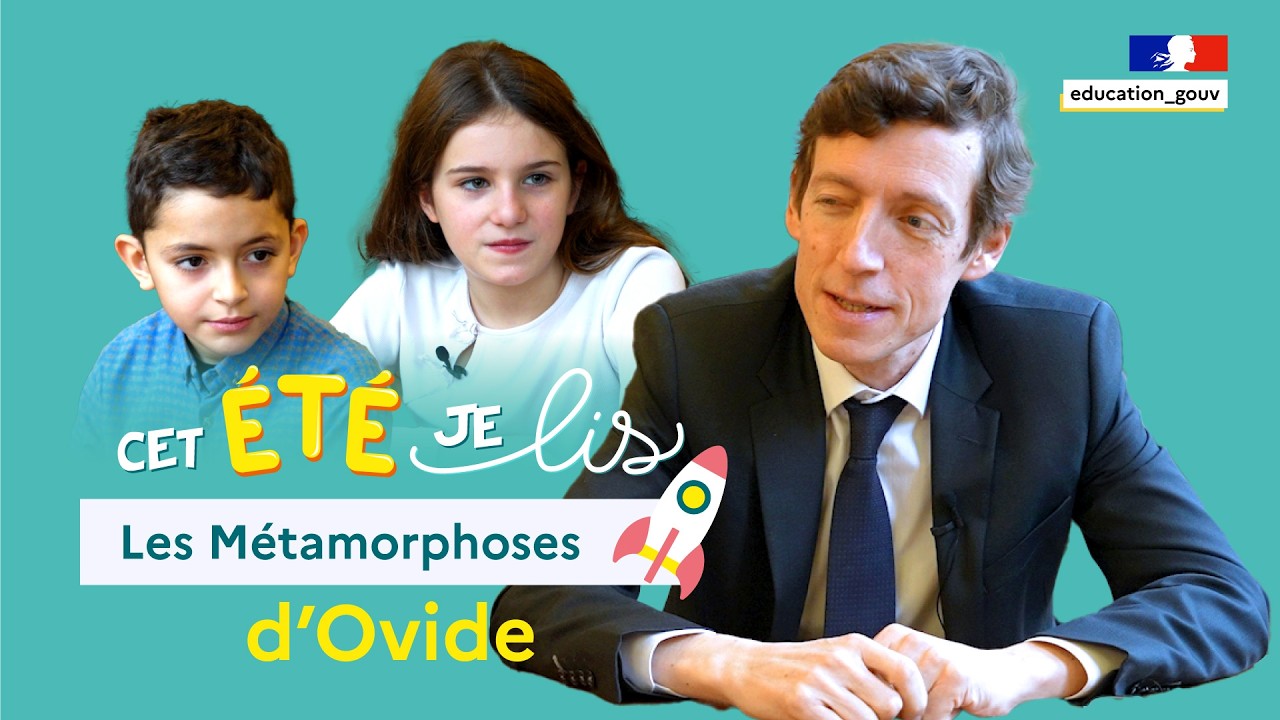 En CM2 ? Le ministre de l'Éducation nationale te présente Les Métamorphoses d'Ovide !