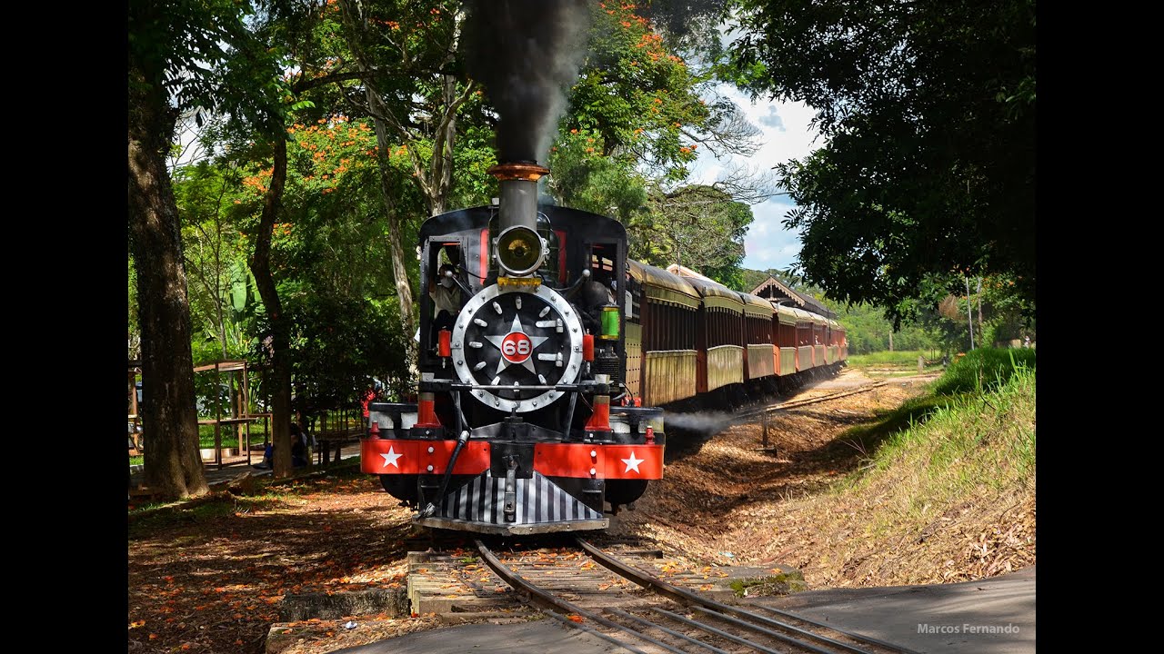 Trem com a Maria Fumaça em Tiradentes