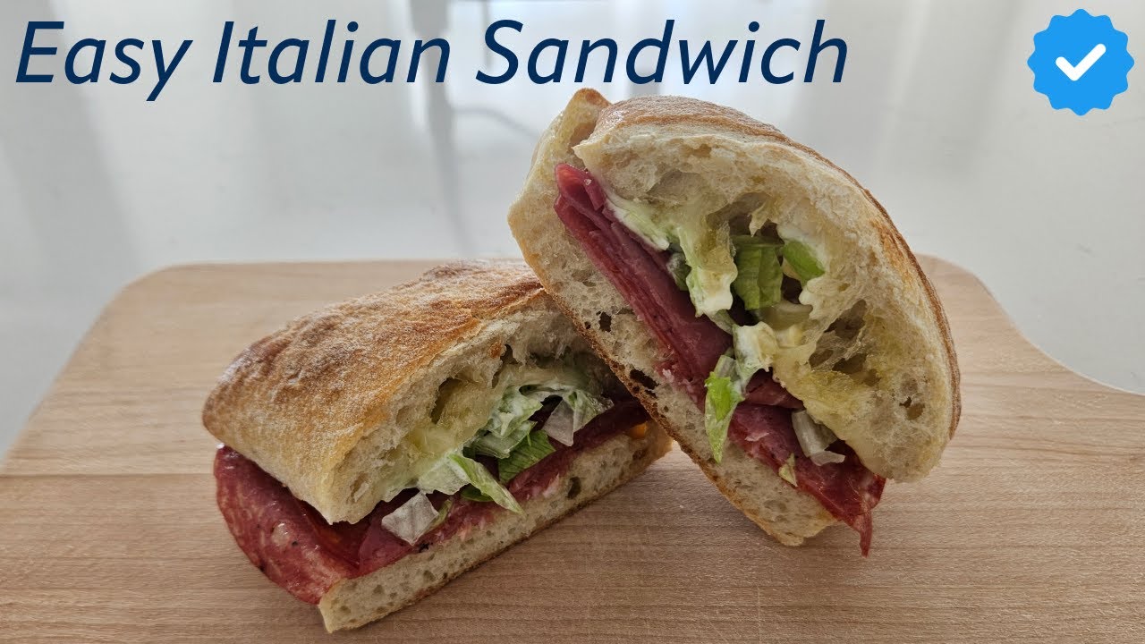 Easy Italian Sandwich Recipe | Better Than the Deli 