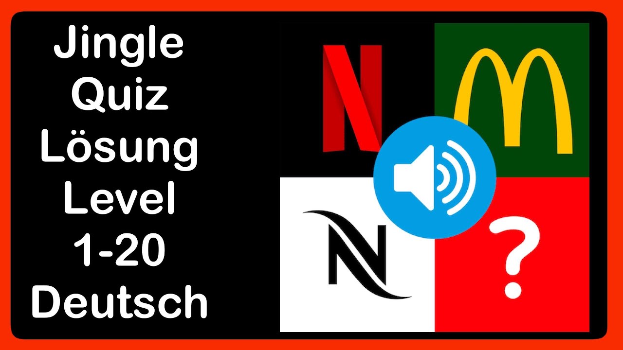 Jingle Quiz - Deutsch - Lösung Level 1-20