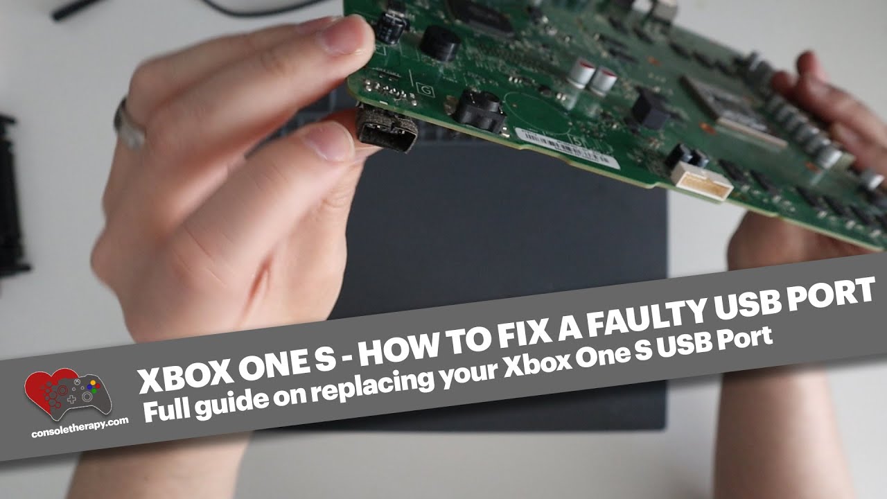 How to replace the USB Port on an XBOX One S - Full Start to finish guide for 2025