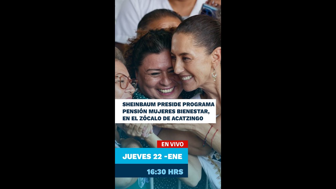 Sigue a la presidenta Claudia Sheinbaum en su visita al municipio de Acatzingo de Hidalgo, Puebla