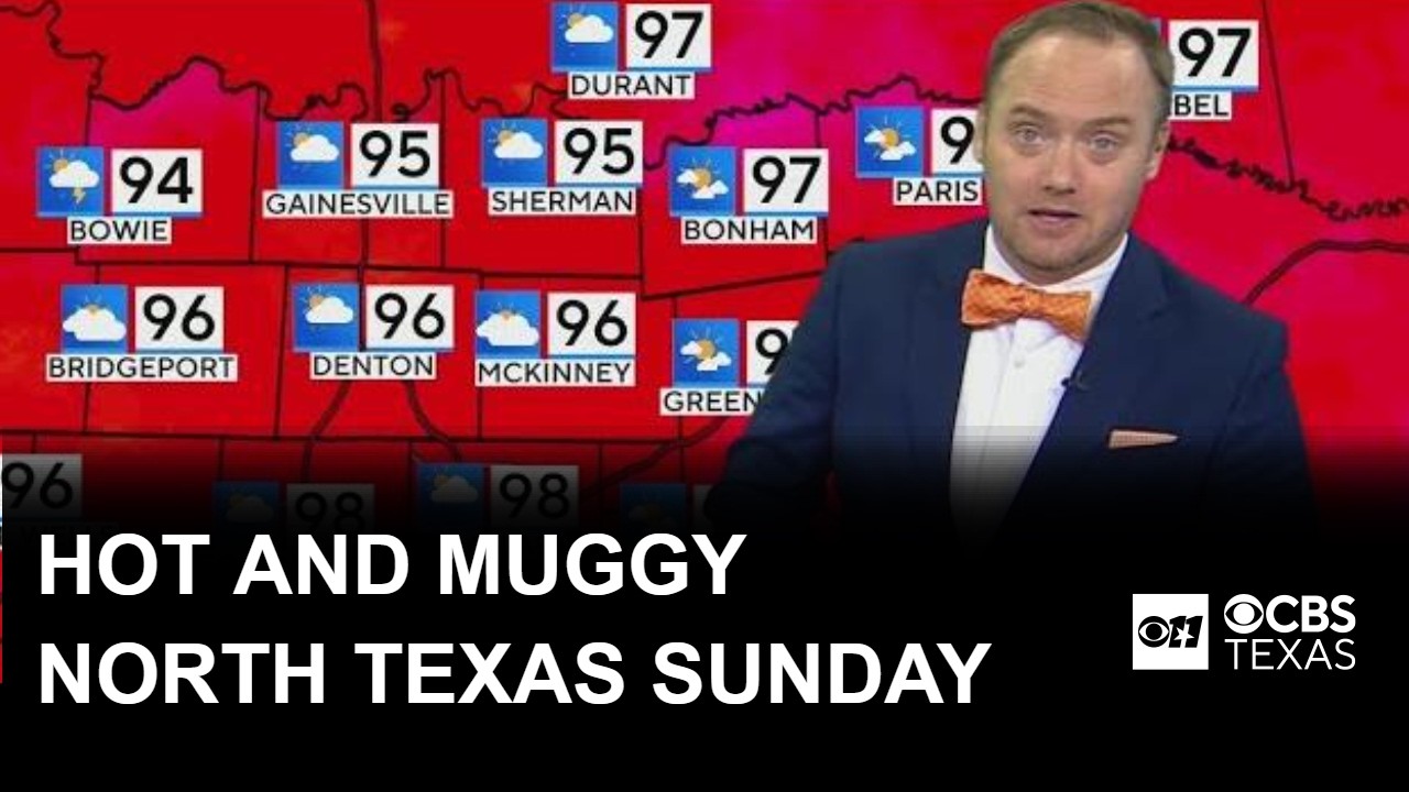 Staying hot and muggy Sunday for North Texas