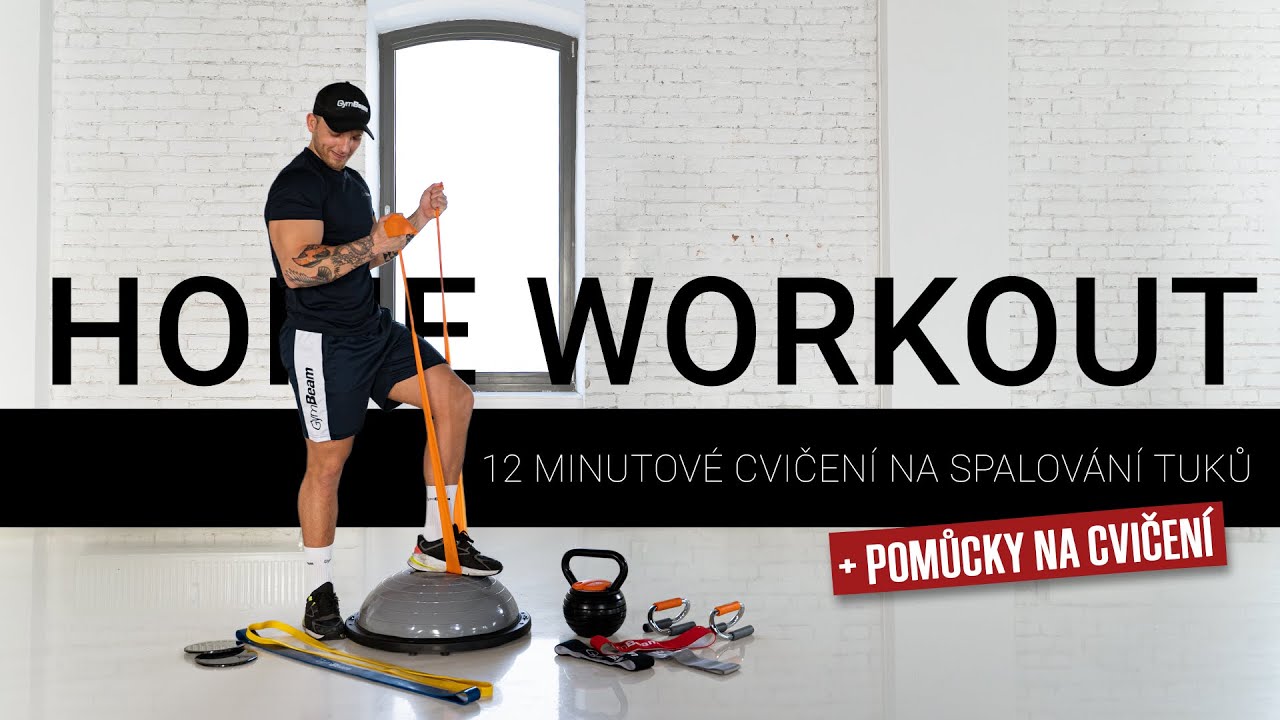 Intenzivní 12-minutový trénink na hubnutí s fitness příslušenstvím I Home workout I GymBeam