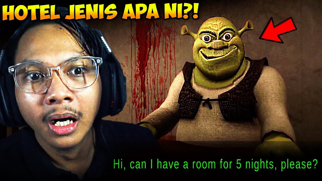AKU TIDUR DI HOTEL SHREK DAN INI TERJADI..!!😭- 5 Night At Shrek Hotel 2 (Malaysia) FarydCupid