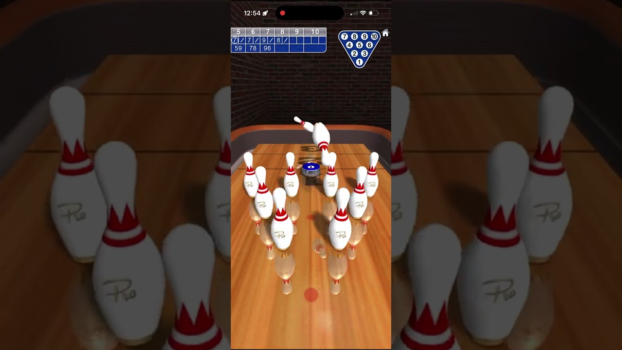 Ten pin shuffle board bowling 