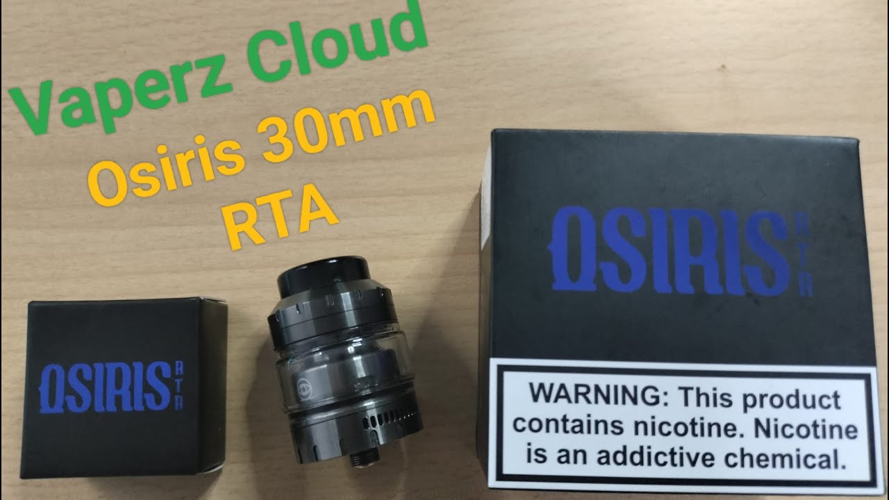 Osiris 30mm RTA by Vaperz Cloud the cloud and flavor banger!!!!