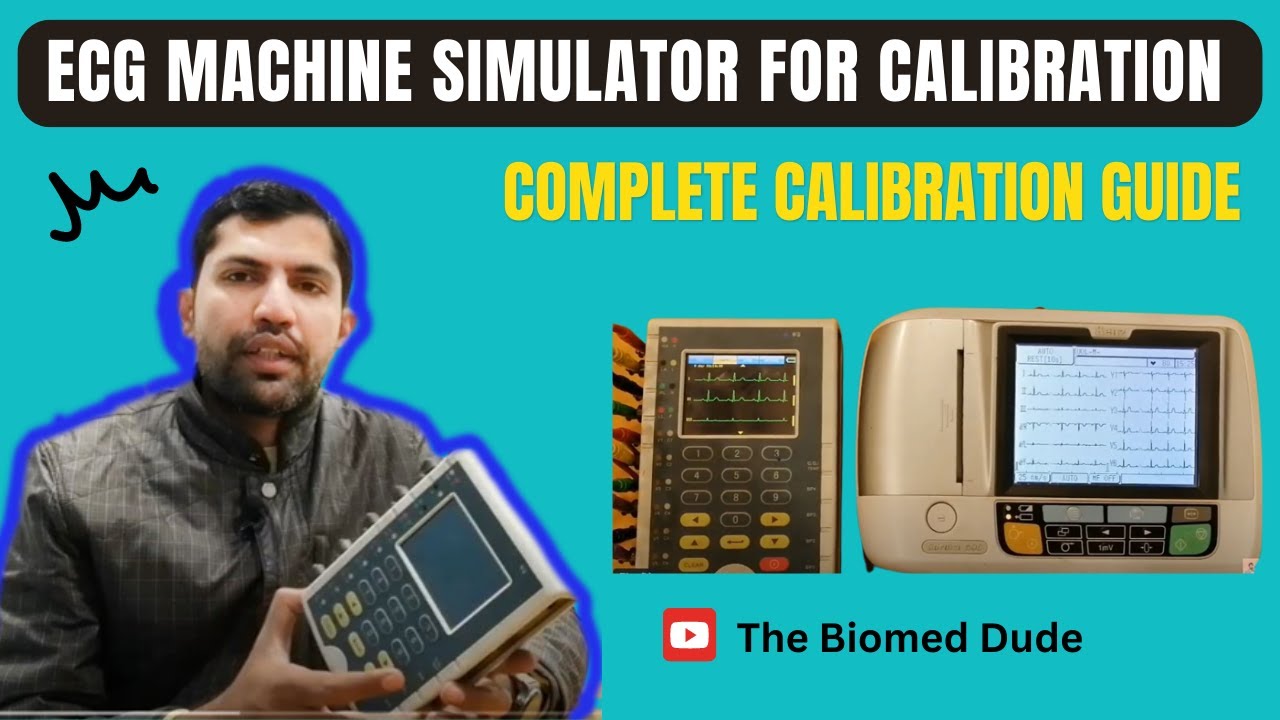 ECG simulator MS400 | How do you calibrate a ECG | The Biomed Dude #calibration #ecg #biomedical