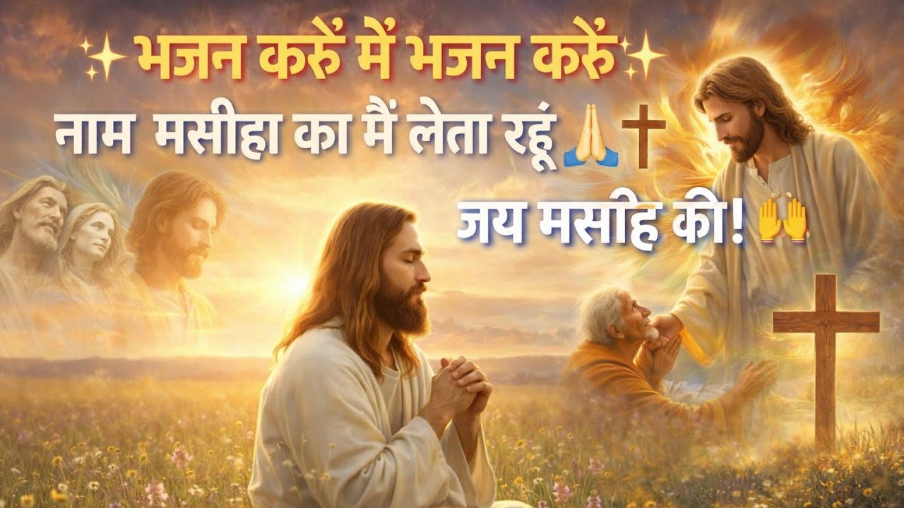 🌟 भजन करूँ मैं भजन करूँ 🌟नाम मसीहा का मैं लेता रहूँ 🙏✝️जय मसीह की! 🙌