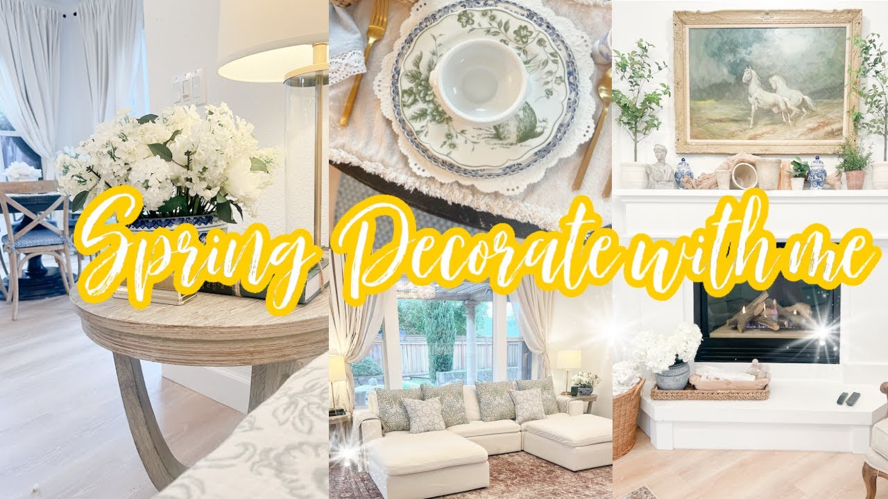 SPRING DECORATE WITH ME 2024 // CHANGING MY STYLE