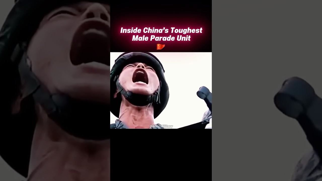 Inside China&rsquo;s Toughest Male Parade Unit #military #army #parade #training