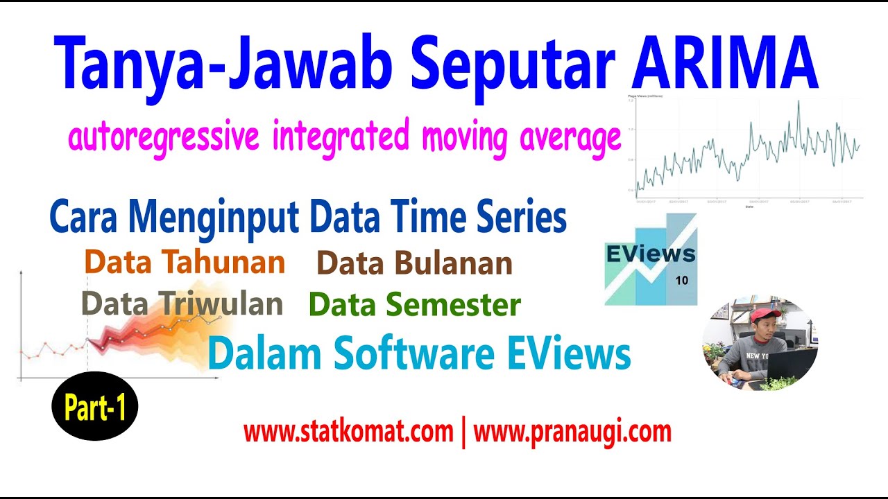 Tanya Jawab Seputar ARIMA, Part 1, Input Data Time Series Data Tahunan, Bulanan, Semester di EViews