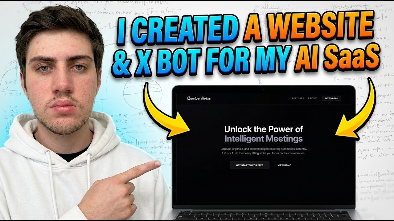 I Created a Website & Promo Bot for my AI SaaS