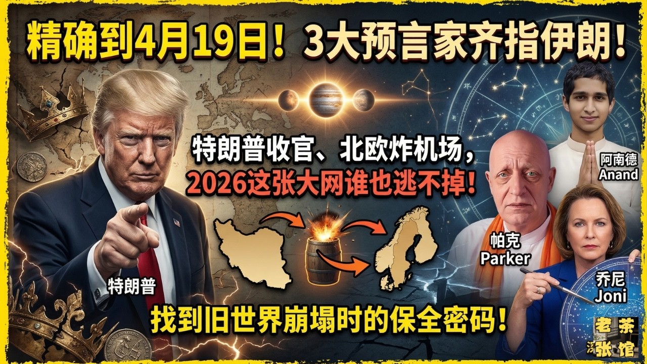 精确到4月19日！三位预言家齐中！川普中东收手，伊朗变天与北欧暗战背后的惊天时间表。
