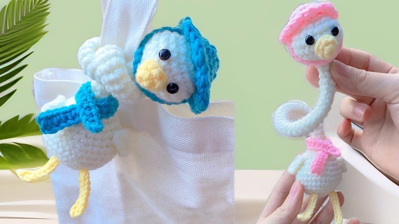 How to Crochet long-necked duck lovely