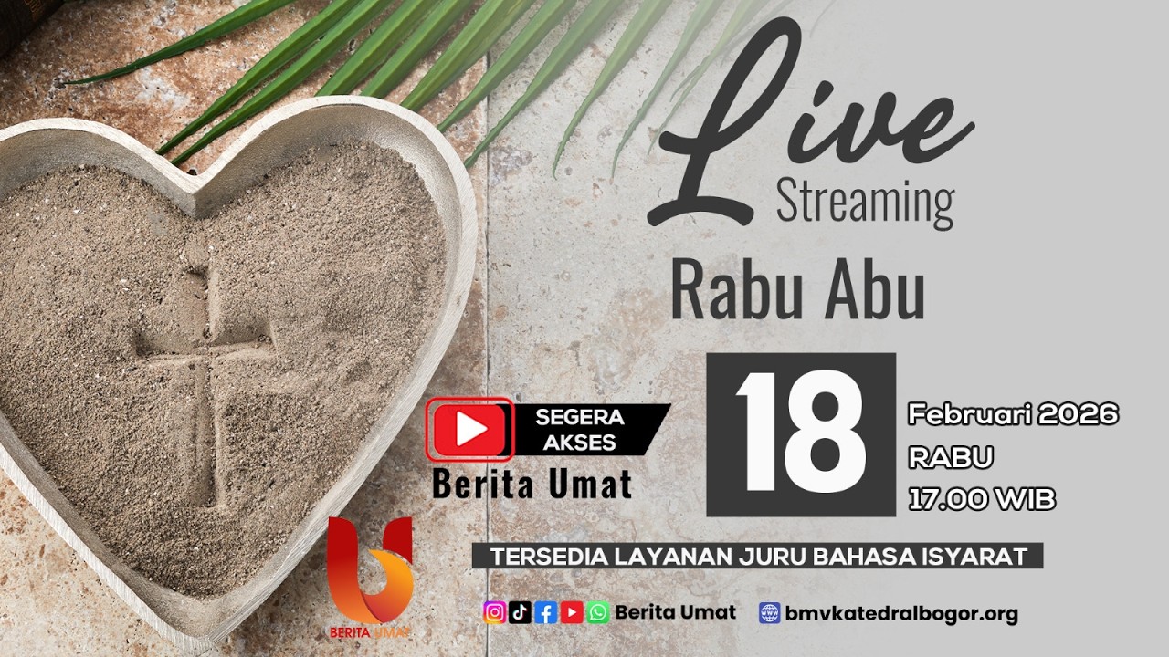 Misa Rabu Abu (18 Februari 2026) 🧏🏼 | Gereja BMV Katedral Keuskupan Bogor