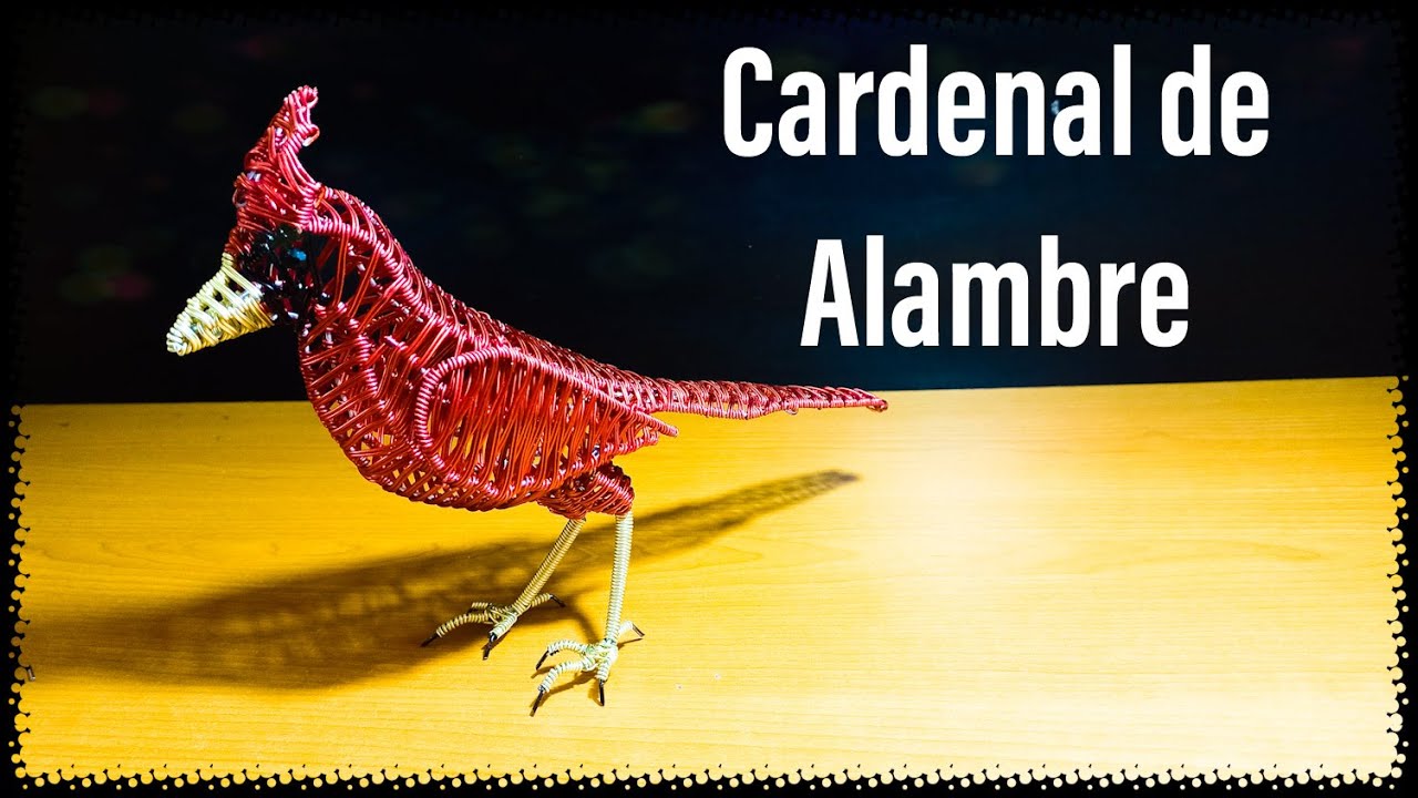Como Hacer un Cardenal de Alambre