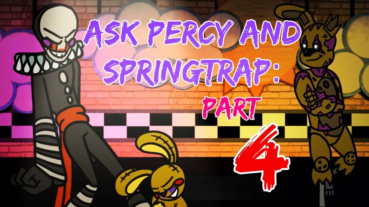Ask Percy and Springtrap Part 4 FNAF COMIC DUB COMIC BY Mark maker