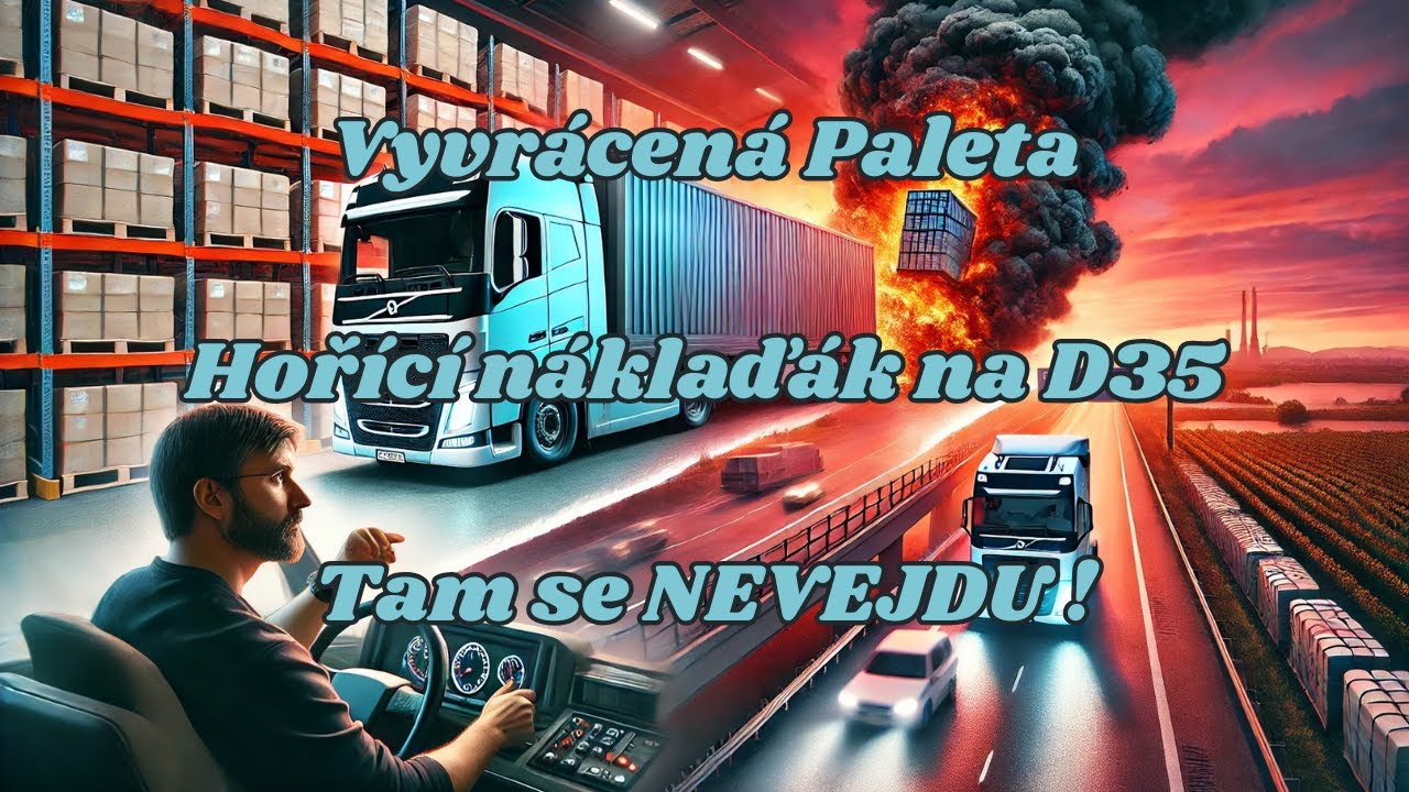 🛻 VLOG: Nakládám Poděbradku, hořící auto a úzké cesty!