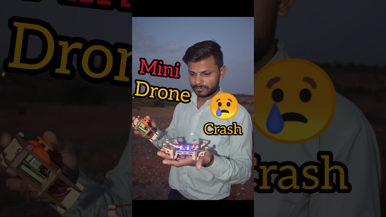 My New Drone Crash 😢, New Science Project #shorts #science #technology #trending