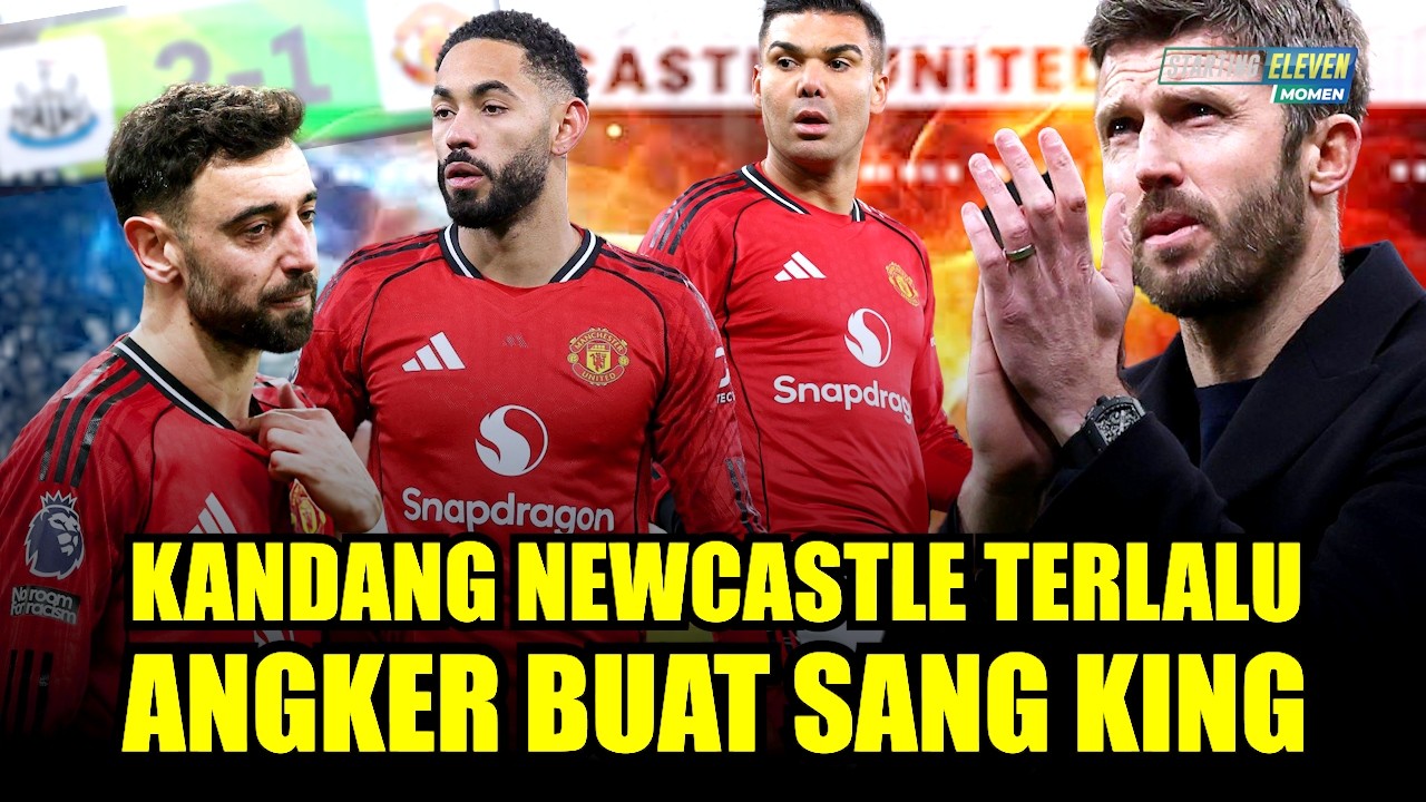 Magis Carrick Tak Berguna di Hadapan Publik St. James' Park! Newcastle Buat MU Kelihatan Tak Berdaya