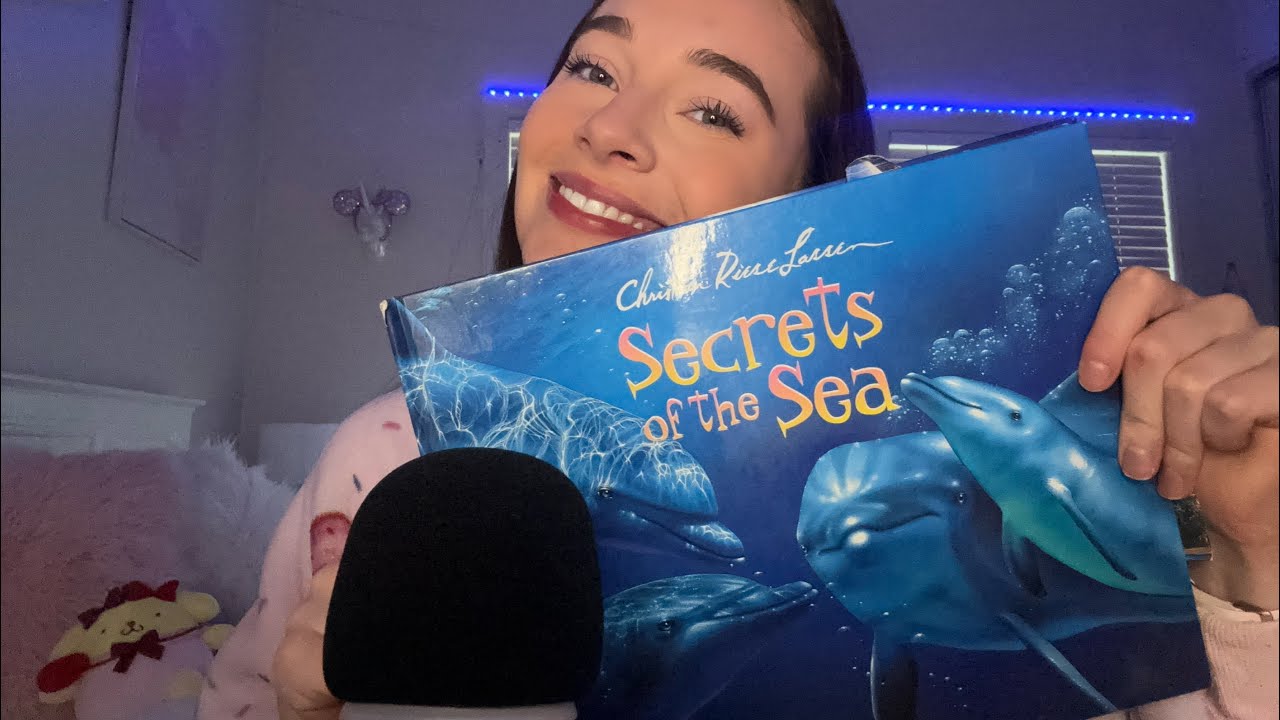 ASMR reading you a bed time story 😴🛌🐬