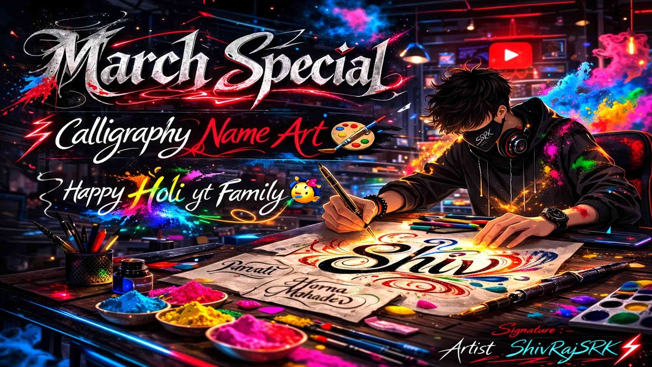 🕉️🔱|| CALLIGRAPHY 🎁 Name Art || 🎀💕