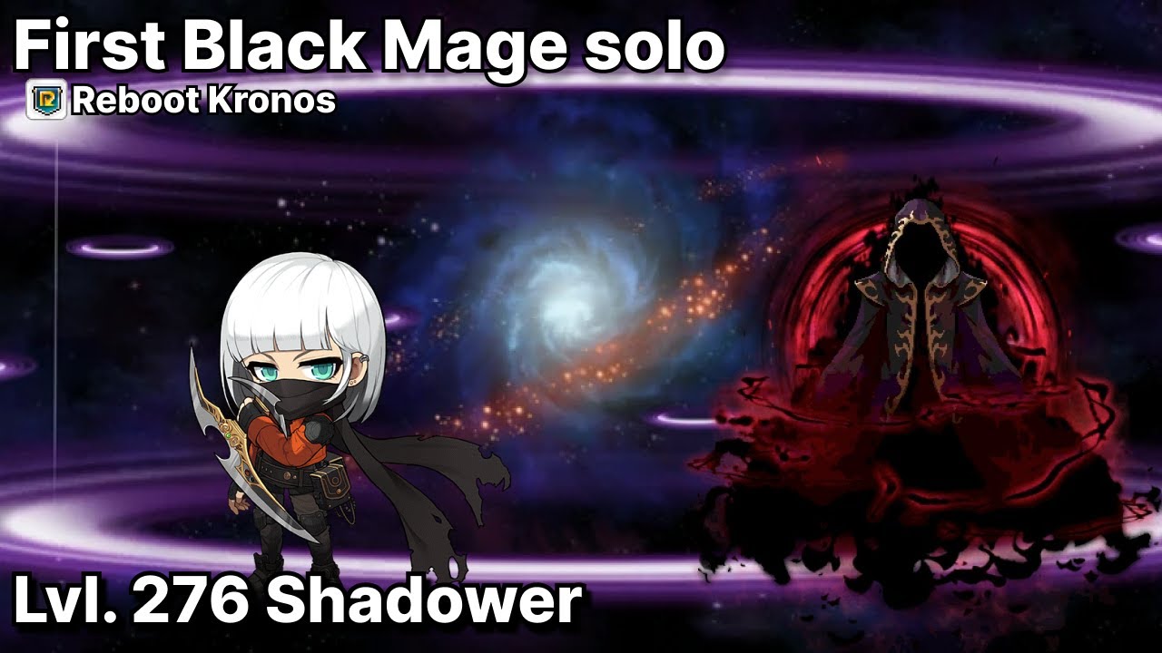 [Lvl. 276 Shadower] Hard Black Mage solo [Heroic Kronos]