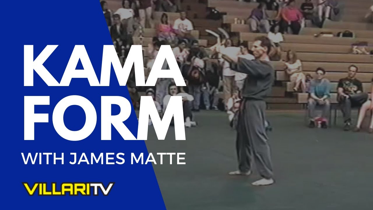 A Kama Form Demonstrated by Shaolin Kempo Karate Champion James Matte