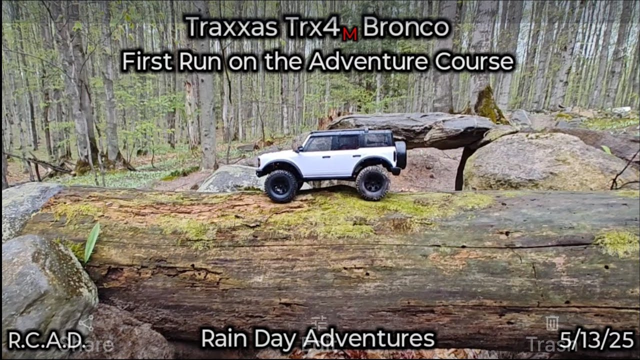 Traxxas Trx4m Bronco First Run on the Adventure Course 
