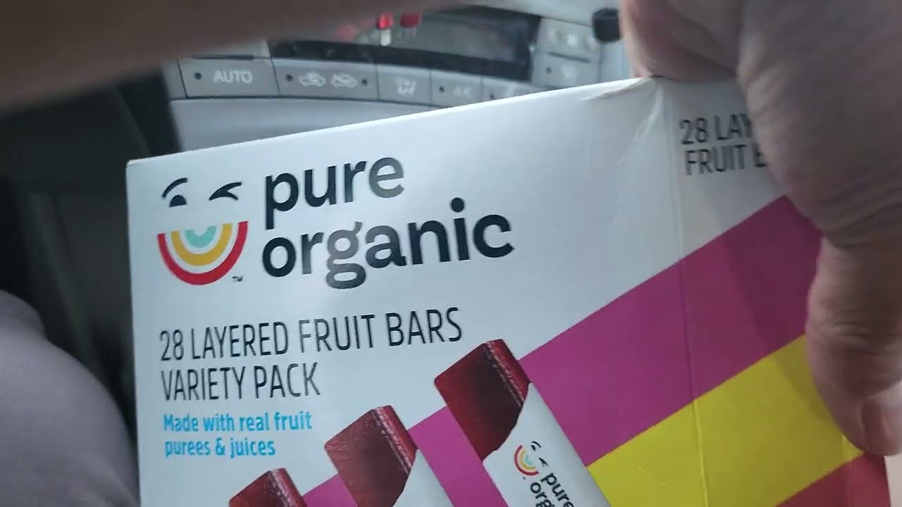 Pure Organic Layered Fruit Bars Variety Pack 28 Count