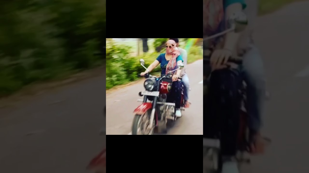 Desi Girl with Bullet🔥 | Girl Swag😎 | Girl Riding bullet 🏍️#royalenfield