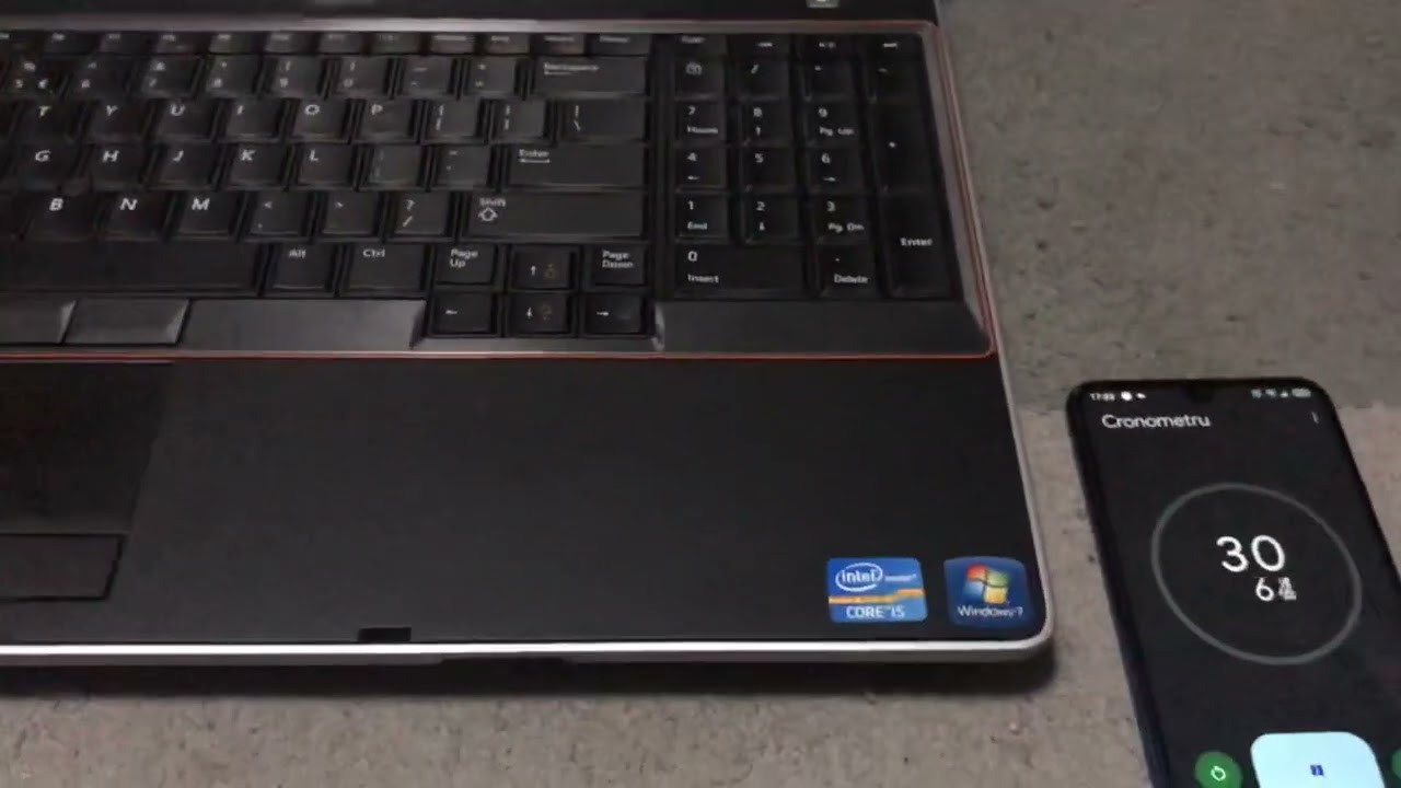 Dell Latitude E6520 - Restart speed test (with stopwatch)