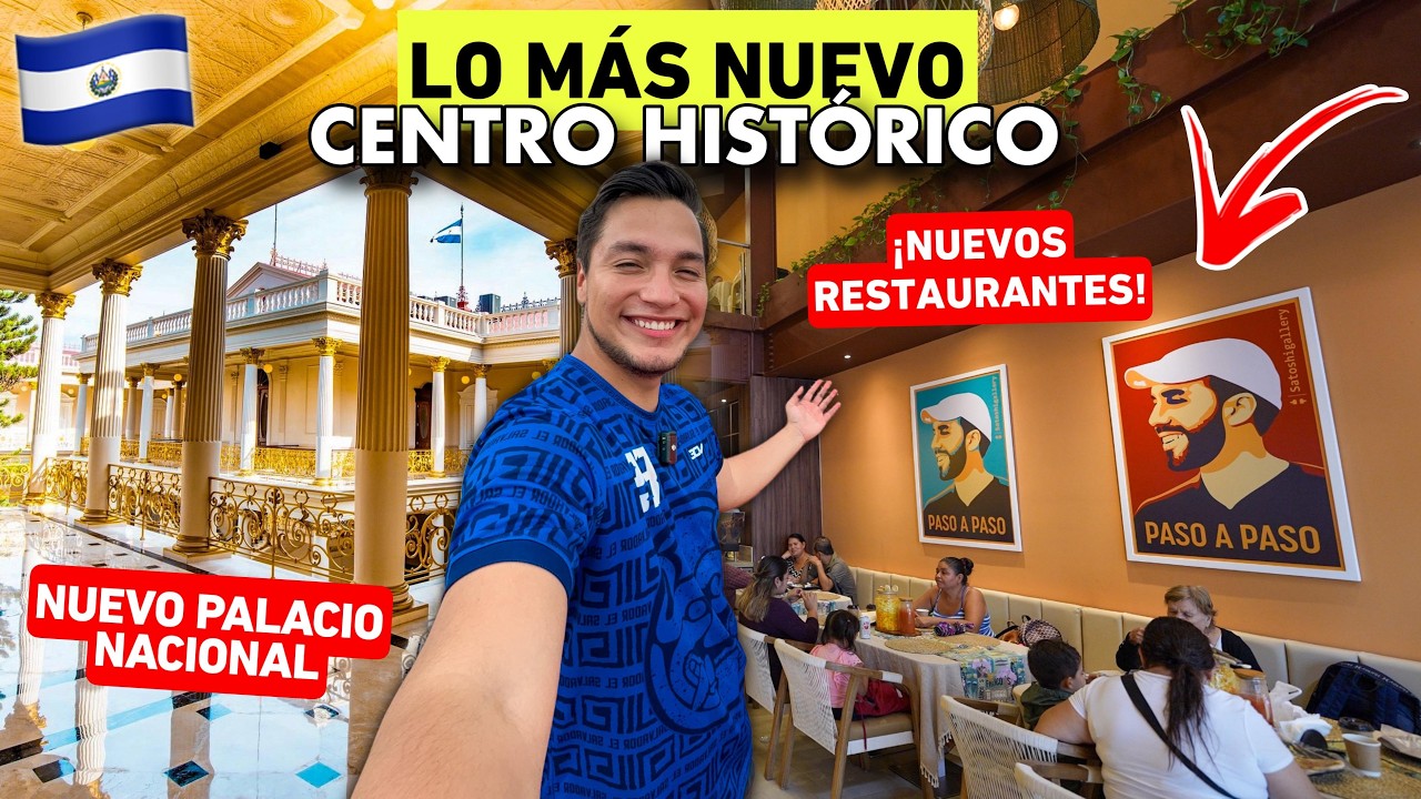 ¡LO MÁS NUEVO del CENTRO HISTÓRICO de SAN SALVADOR! 🇸🇻😱 *Nuevo Palacio Nacional*