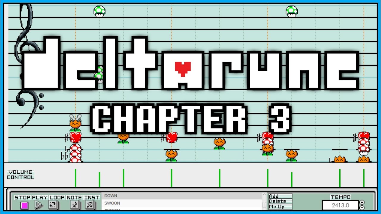 Black Knife (Deltarune) - Super Mario Paint cover