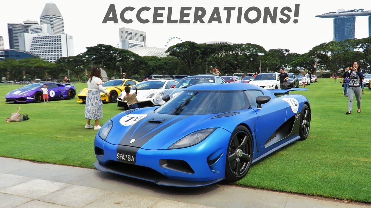 CRAZY SUPERCAR SUNDAY in Singapore! Agera S, F12tdf and More
