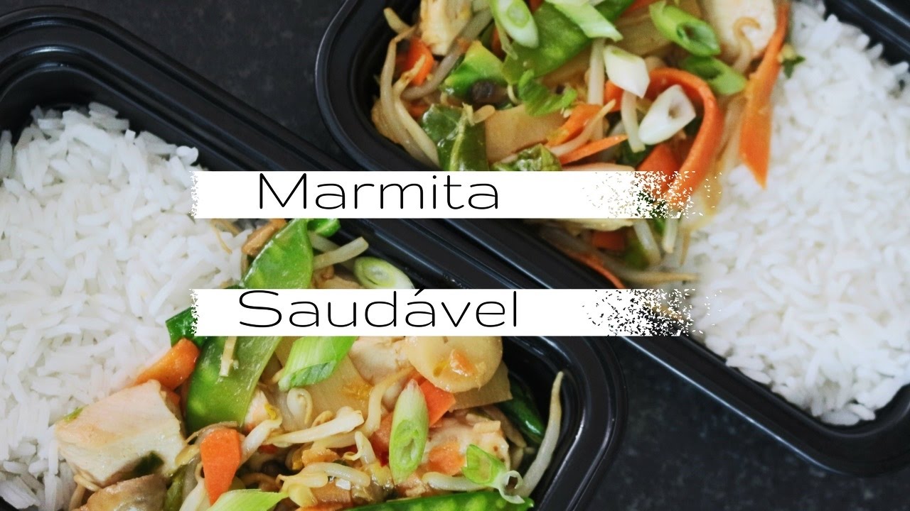 Marmitas Saudáveis: Frango Salteado Com Legumes E Arroz | Joanabbl 198 🍴
