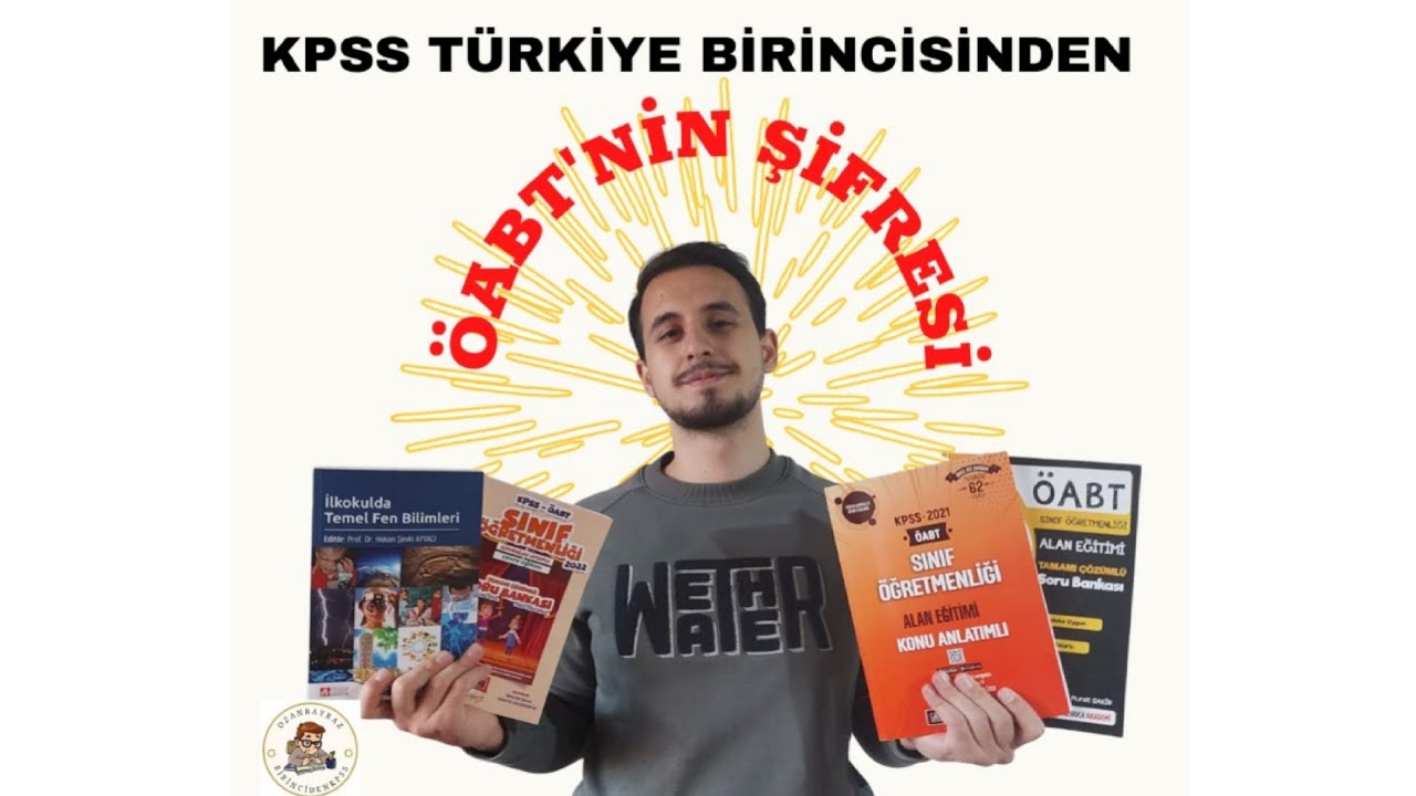 Türkiye Birincisinden Sınıf Öğretmenliği ÖABT Kaynak Önerisi/Nasıl Çalıştım?
