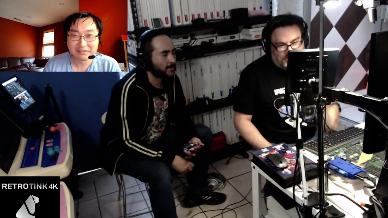 Mostrando la compatibilidad del RetroTink 4k usando PCBs arcade con Mike Chi