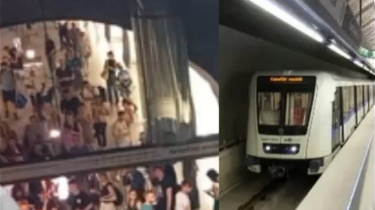 Teljes káosz!!! Leállt az m4-es metró