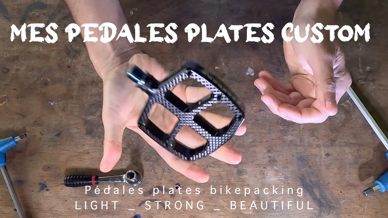 Custom pédales plates HOPE F12