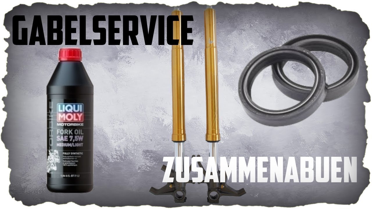 Gabelservice 2/2 Zusammenbauen Simmerring Gabeldichtring USD Upside Down Gabel