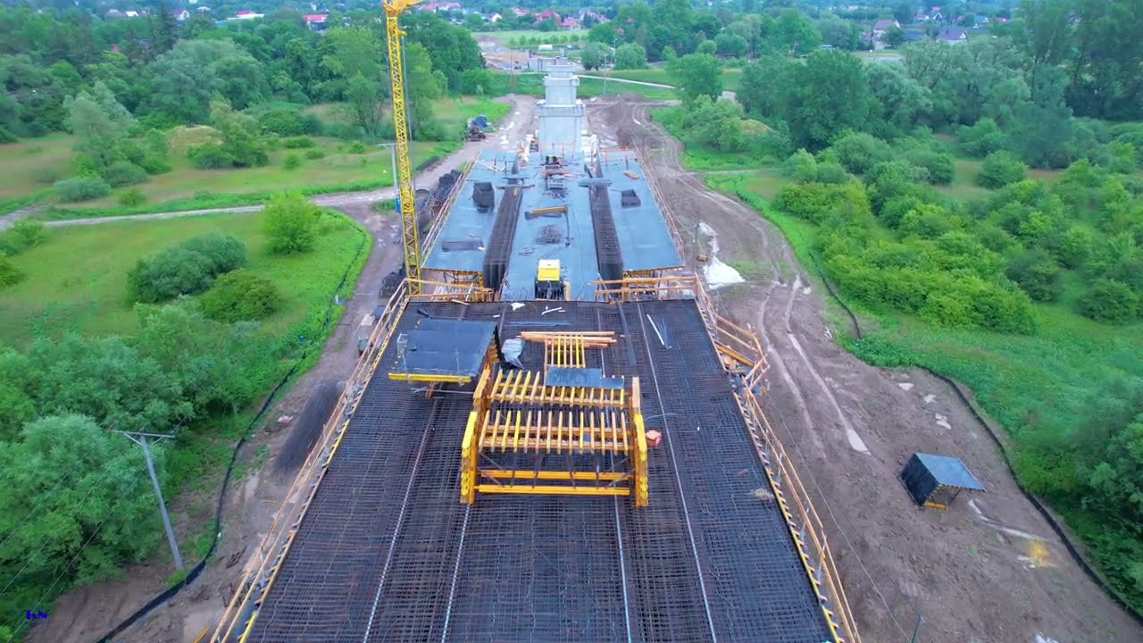Budowa mostu SAG - stan po burzy 9 czerwca | Bridge under construction - After storm June 9 update